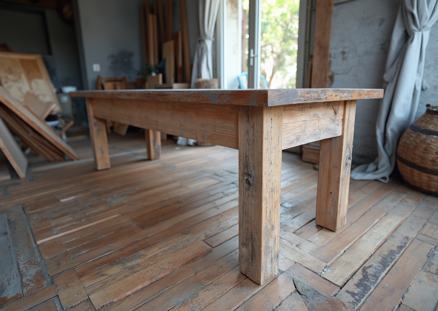 Comment fixer des pieds de table en bois